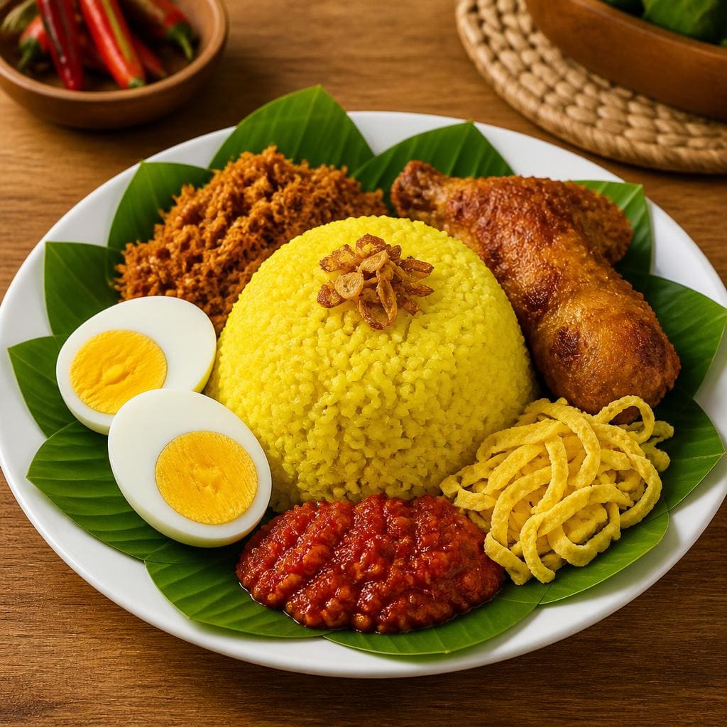 Nasi Kuning dari Sate Khas Senayan
